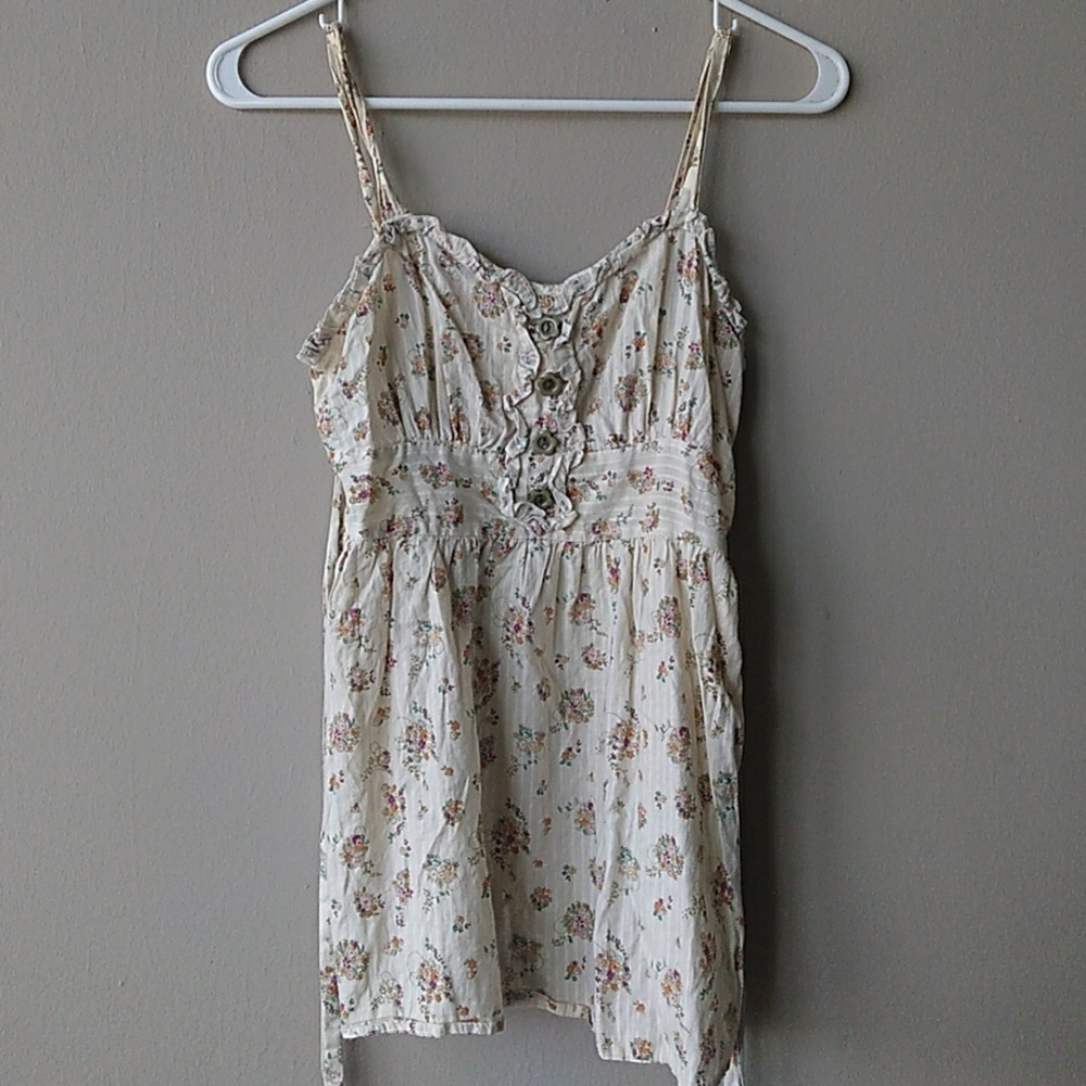 Floral babydoll shirt